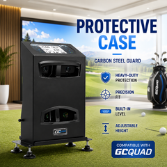 GCQuad protective case feature highlights: heavy-duty protection, precision fit, built-in level