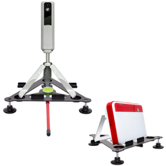 Leveling stand for Rapsodo MLM2Pro & Mevo+ - fits tripod and flat-panel devices