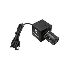 Foresight Sports USB swing camera with attached USB cable, angled view