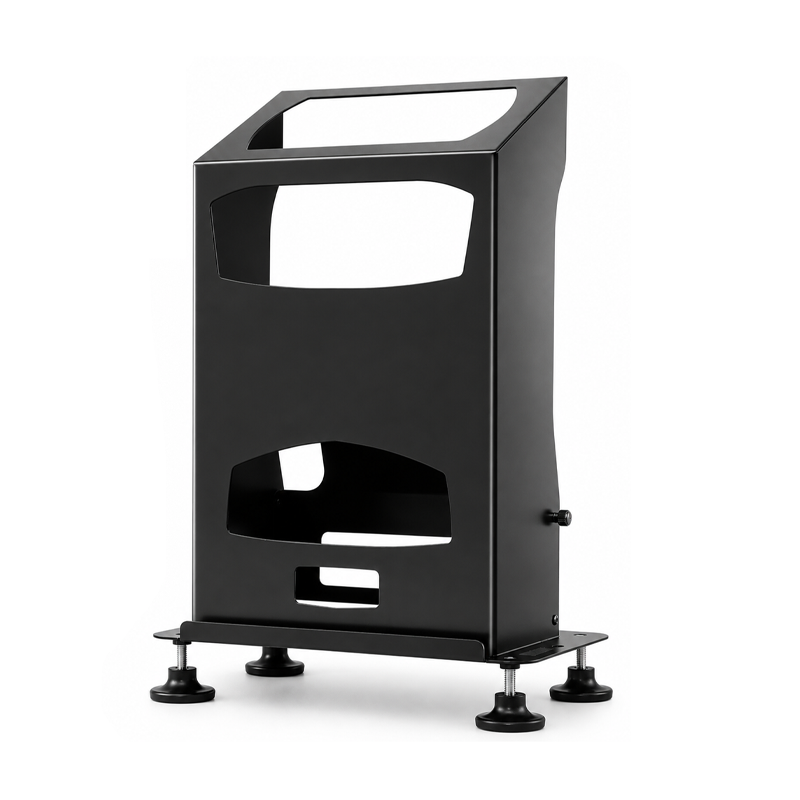 Steelink protective case for GCQuad launch monitor, empty frame view