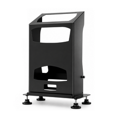 Steelink protective case for GCQuad launch monitor, empty frame view