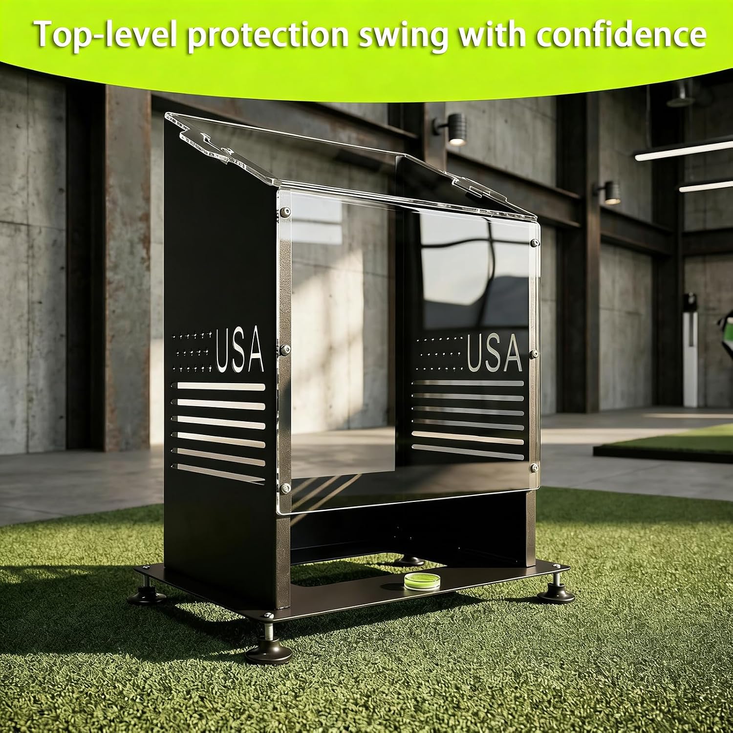 Garmin R50 protective case with USA flag design on artificial turf