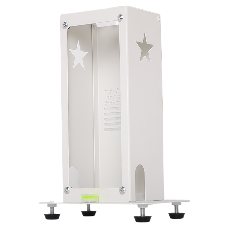 Steelink white protective case for Square Golf launch monitor, star design