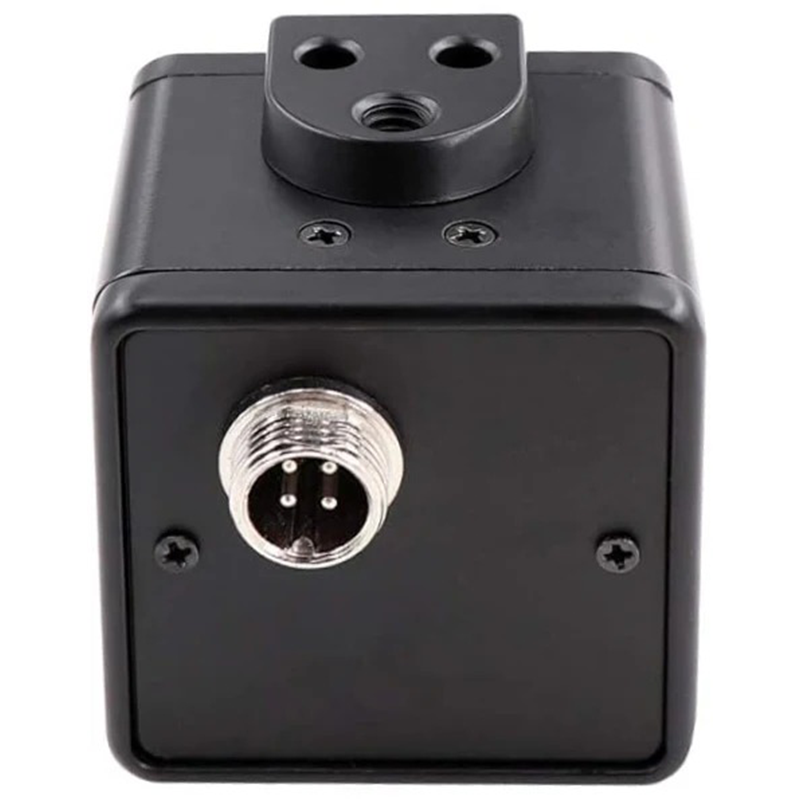 Rear view of Foresight Sports USB swing camera showing connector port and tripod mount